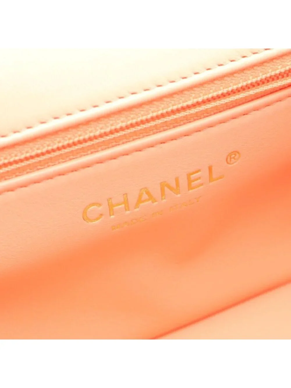 Chanel Shoulder Bag Quilted 2-Way Salmon Pink Lambskin Chain